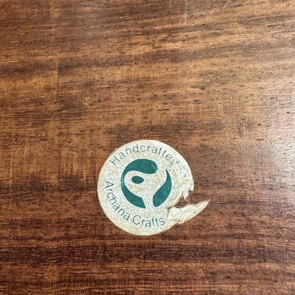 ✨Vintage Archana Crafts Hand Craved with Brass Inlay Jewellery or Trinket Box ✨ - Picture 16 of 16